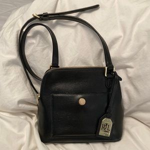 Ralph Lauren Leather Cross Body Bag